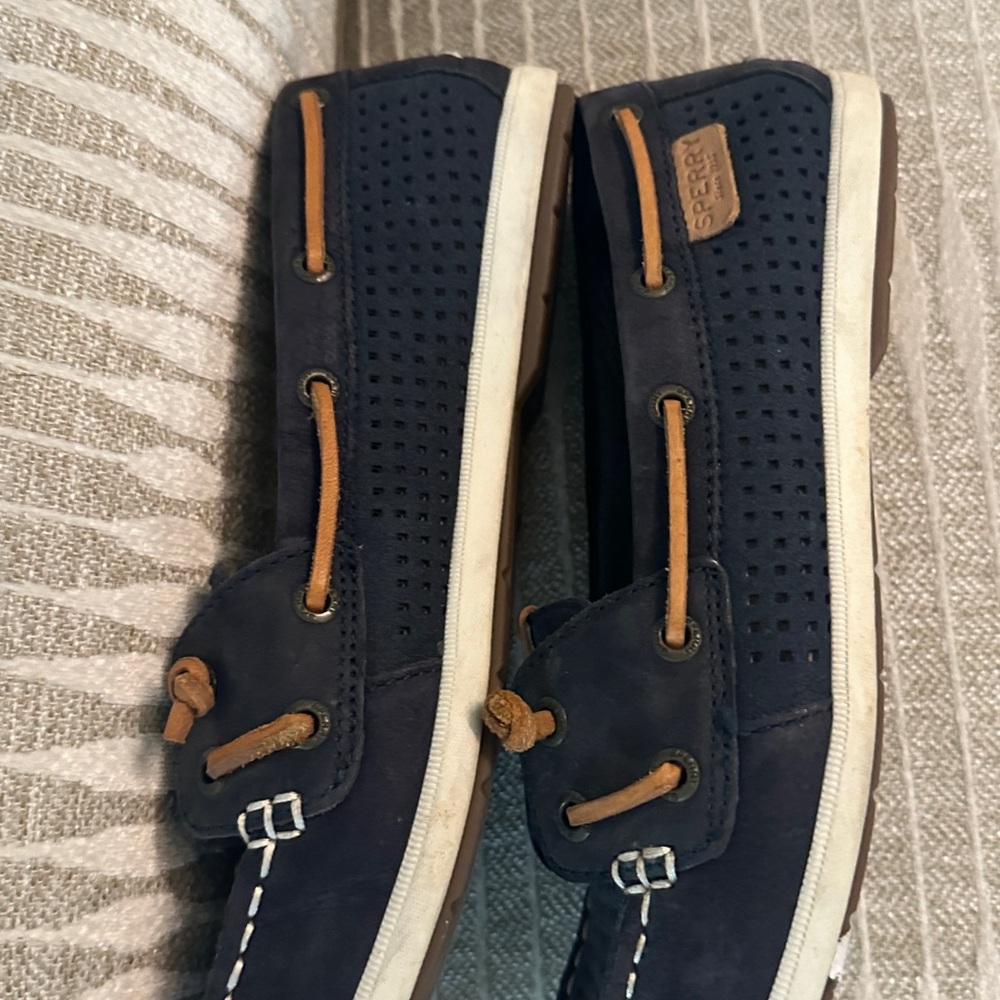 Sperry Leather Deck Shoes - Picture 2 of 3